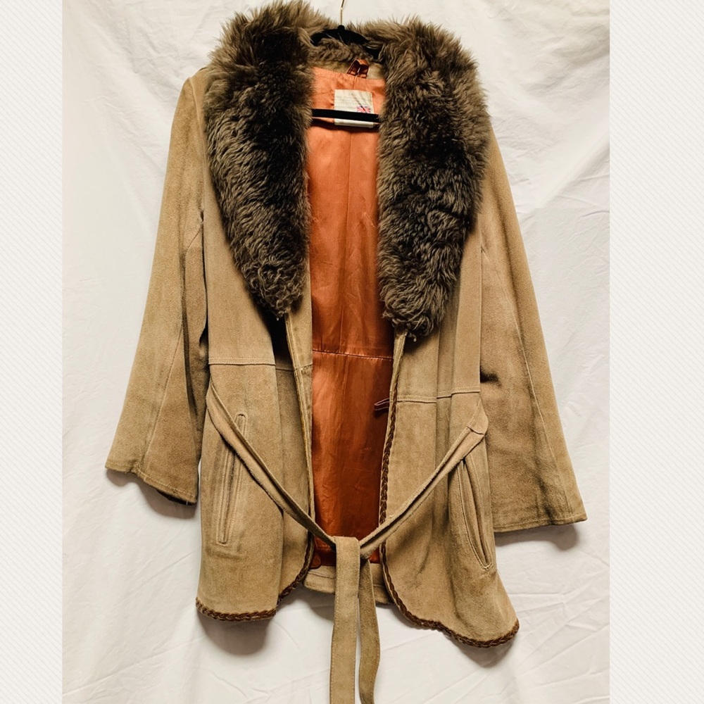 Vintage suede and fur Penny Lane Coat from the 1970’s.